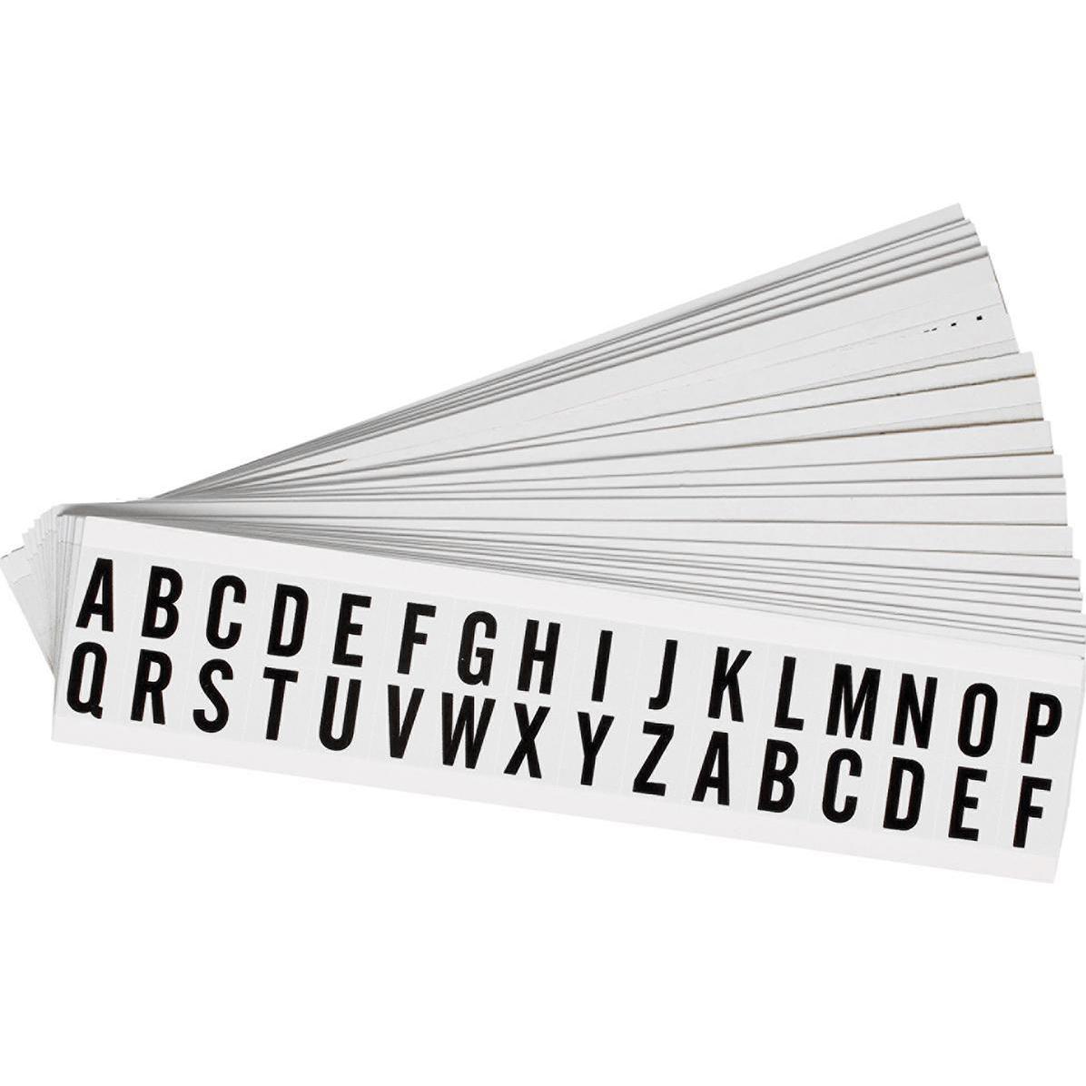 Brady, Etiketten, W75 Series Etiketten mit Zahlen und Buchstaben