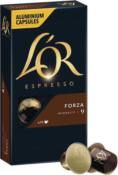 L’OR Espresso Kaffeekapseln Espresso Forza 10 Stück (10 x Port.)