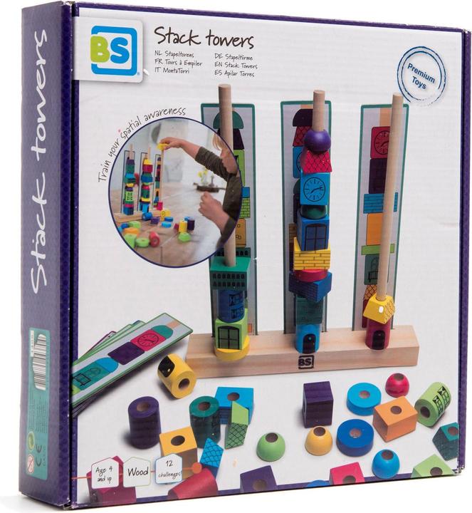 Actual product image BS Wooden stacking towers