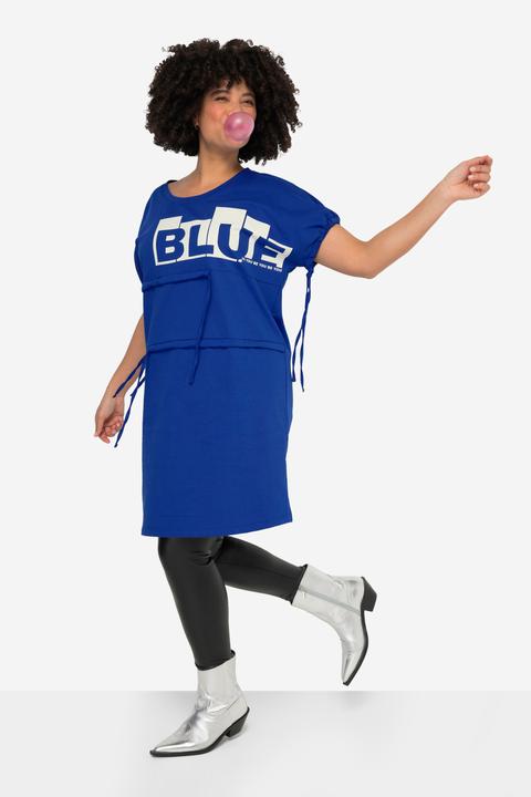 Produktbild Angel of Style Long-Shirt, oversized, Schriftzug, Rundhals, Raffbänder (52)
