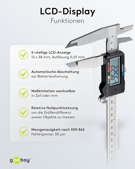 Actual product image Goobay Calipers (30 cm)