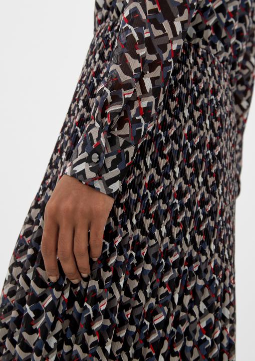 Image du produit s.Oliver Kleid Midikleid mit Plisséefalten (38)