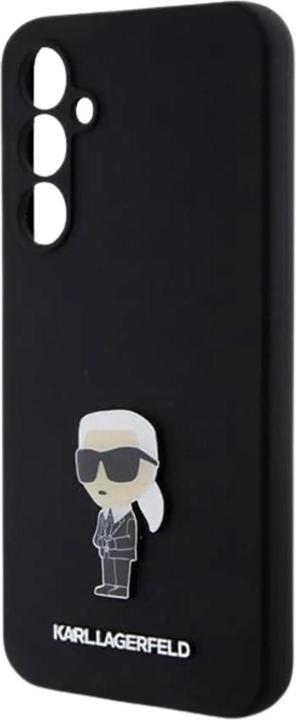 Immagine prodotto Karl Lagerfeld KLHCS23FEMHKNPK S23 FE S711 czarny/nero Silicone Ikonik Metal Pin (Samsung Galaxy S23 FE)