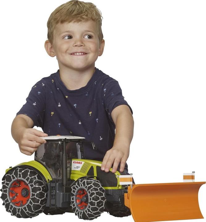 Productafbeelding Bruder Claas Axion mit Räumschild