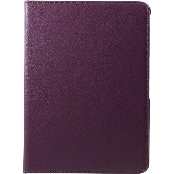 MU Classic Rotierbare Leder Hülle (iPad Pro 12.9 2020 (4. Gen)), Tablet Hülle, Violett