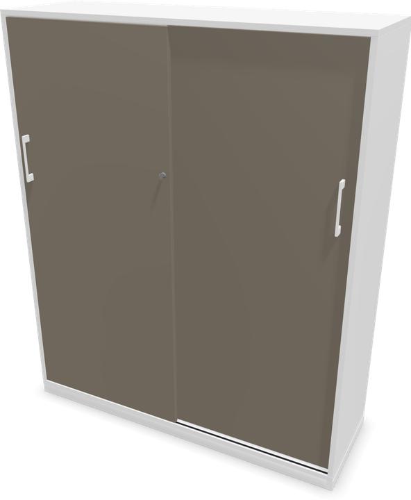 Actual product image Narbutas Choice sliding door cabinet (120 x 40 x 146.50 cm)