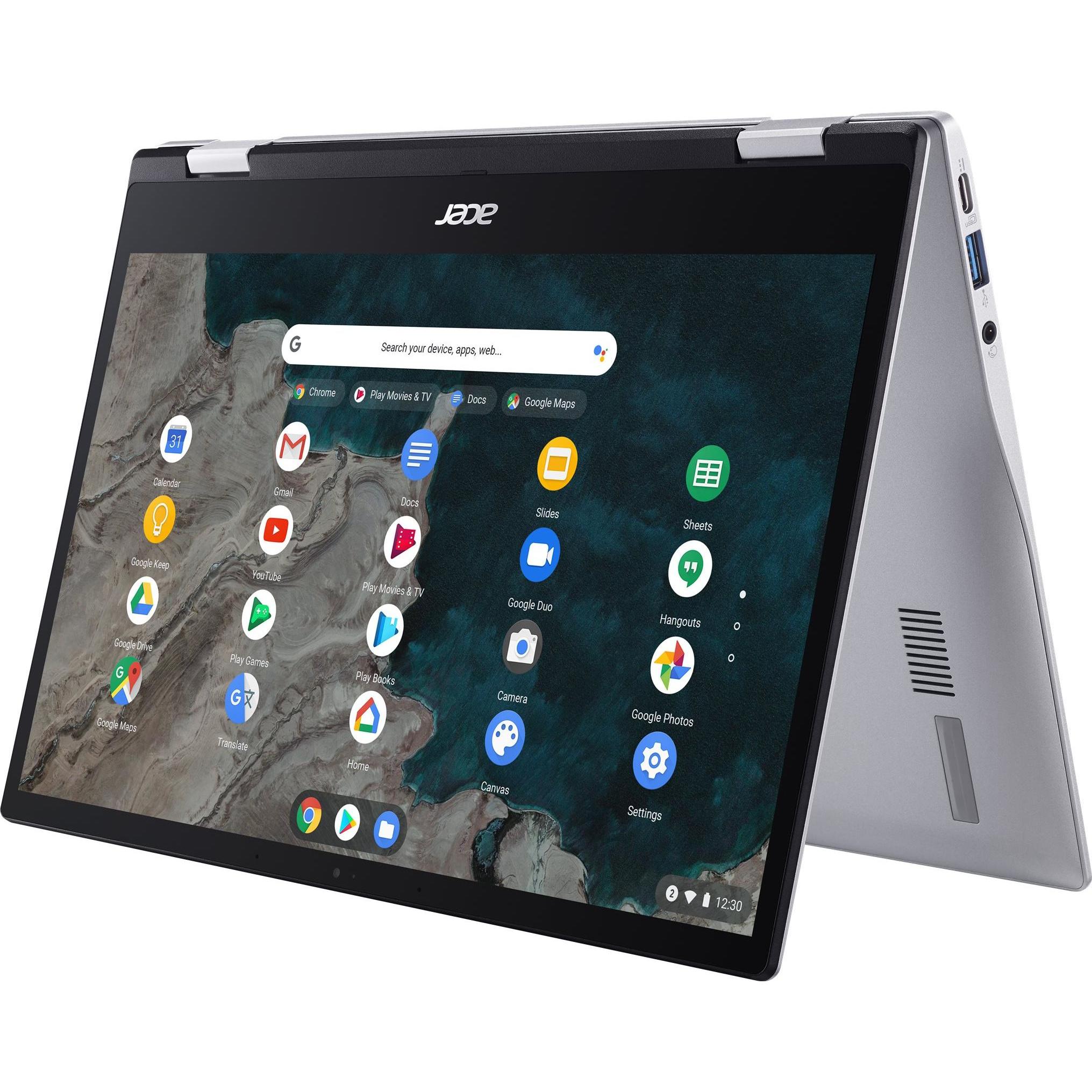 Thumbnail - Acer CHROMEBSPIN 513 CP513-1H-S (13.30", Snapdragon 7180c Lite, 4 GB, DE), Notebook, Silber