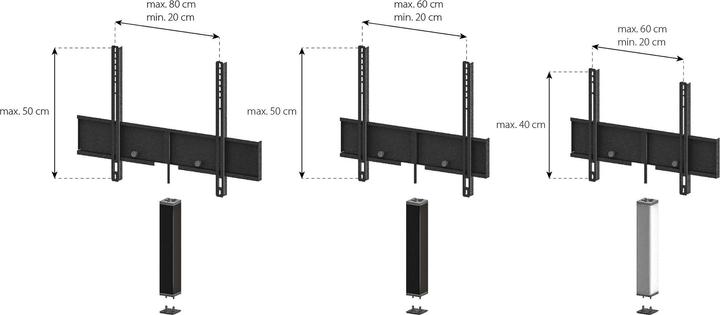 Produktbild Sonorous ST-ADP-SLV-5080 TV-Halterung zu Starline & Studio-Line