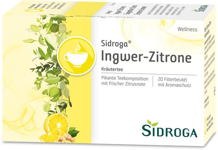 Actual product image Sidroga Wellness Ginger Lemon Tea Bag (40 g)