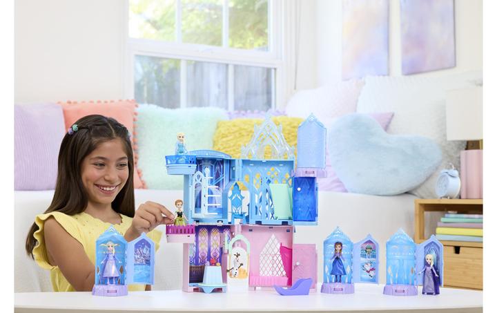 Actual product image Disney Interactive Studios Disney The Ice Queen Little Dolls Ice Castle Spin Surprise Reveal