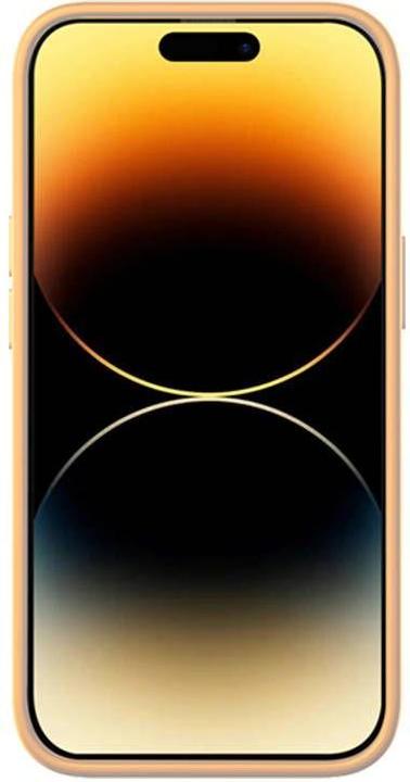 Actual product image Baseus Liquid Silica Gel Case for iPhone 14 Pro Max (Sunglow)+ tempered glass + cleaning kit (Apple iPhone 14 Pro Max)