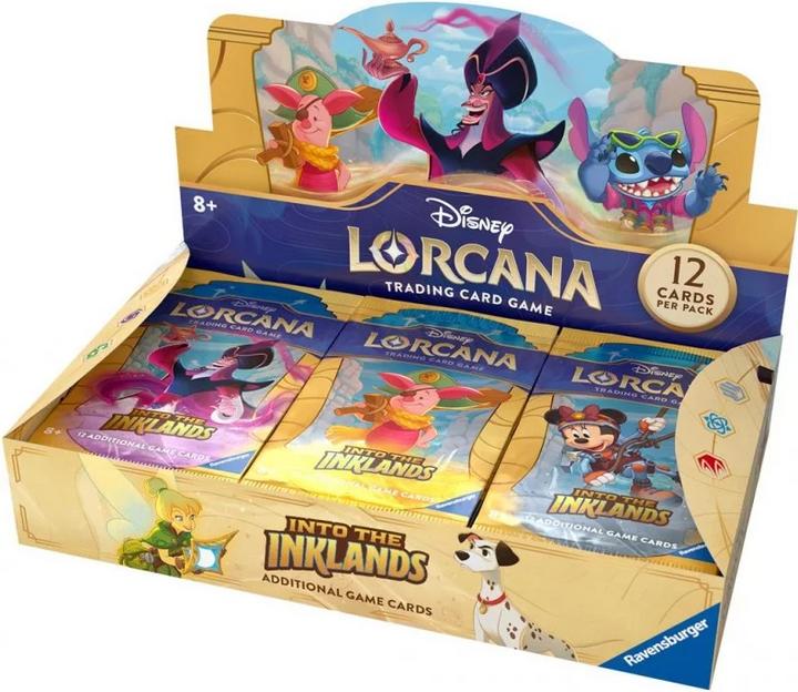 Disney Lorcana - Trading Cards Boite de 24 Boosters Chapitre 3 - UK (Anglais, Affichage du booster)