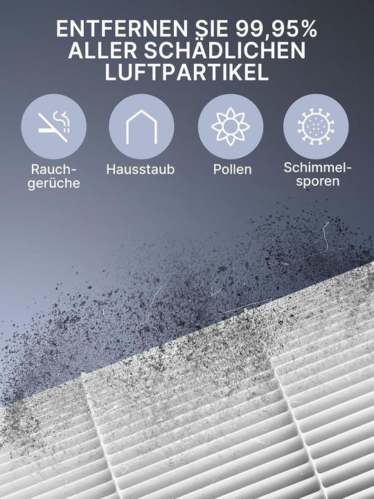Produktbild Comedes Kombifilter passend für Philips Luftreiniger 2000(I), AC2939/10
