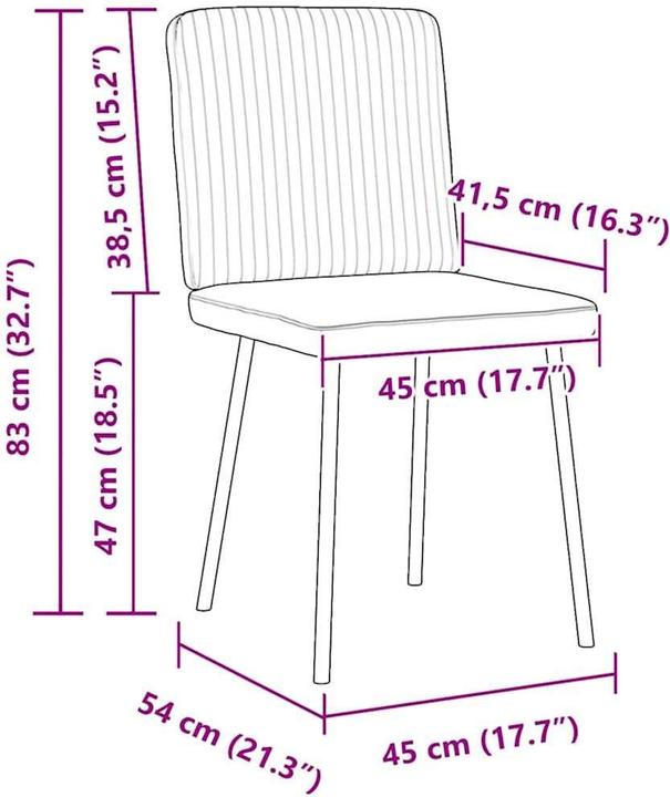 Image du produit vidaXL Esszimmerstuhl