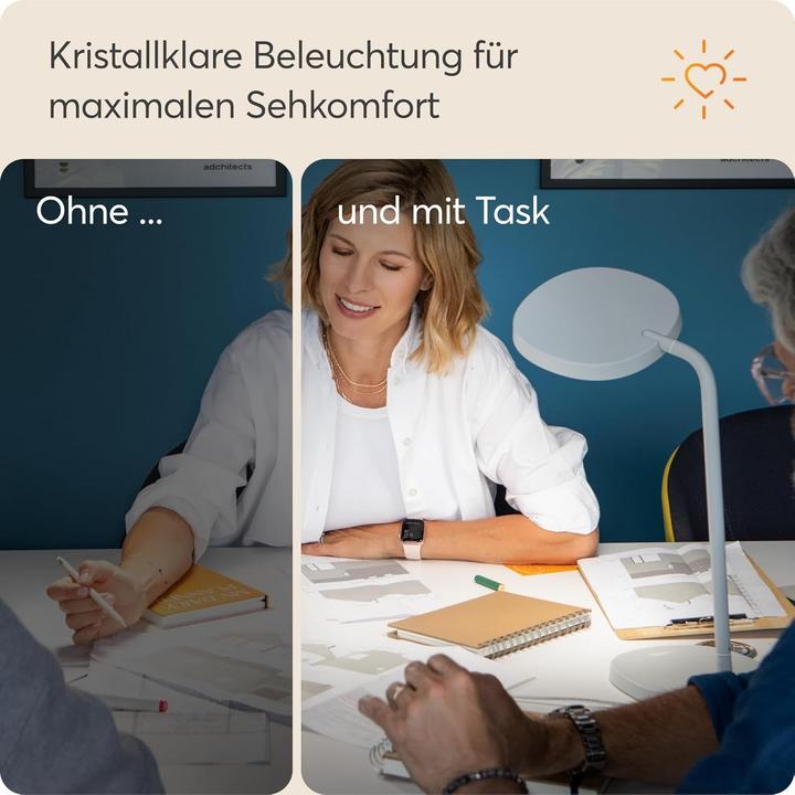 Image du produit Lumie 10000 Lux 15cm Task gris Luminothérapie Bureau (10000 lx)