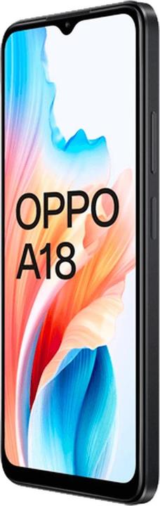 Actual product image OPPO A18 (128 GB, Glowing Black, 6.56", Dual SIM, 4G)