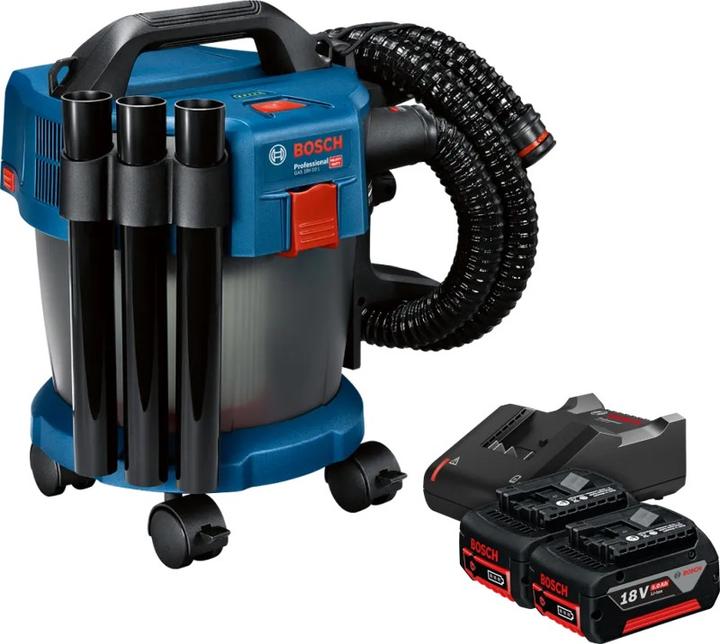 Actual product image Bosch Professional GAS 18V-10 L 5,0 Ah GBA Accu (2x) Starterspakket (Wet dry vacuum cleaner)