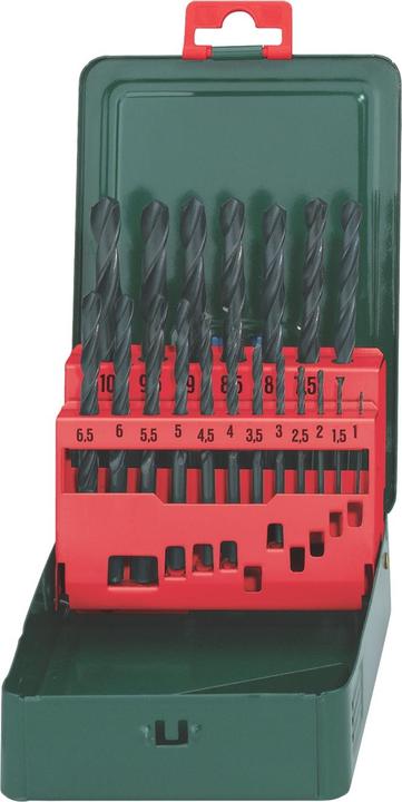 Produktbild Metabo HSS-R Bohrer-Aufbewahrungskoffer "SP" (6 mm, 1 mm, 6.5 mm, 5.5 mm, 10 mm, 1.5 mm, 7 mm, 3 mm, 5 mm, 8.5 mm, 8 mm, 2.5 mm, 9 mm, 3.5 mm, 4.5 mm, 2 mm, 7.5 mm, 9.5 mm, 4 mm)