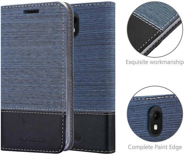 Actual product image Cadorabo Book Jeans Optics Cover (Wiko View Go)