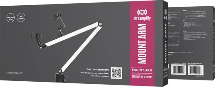 Actual product image Streamplify Mikrofonarm mit Tischklemme