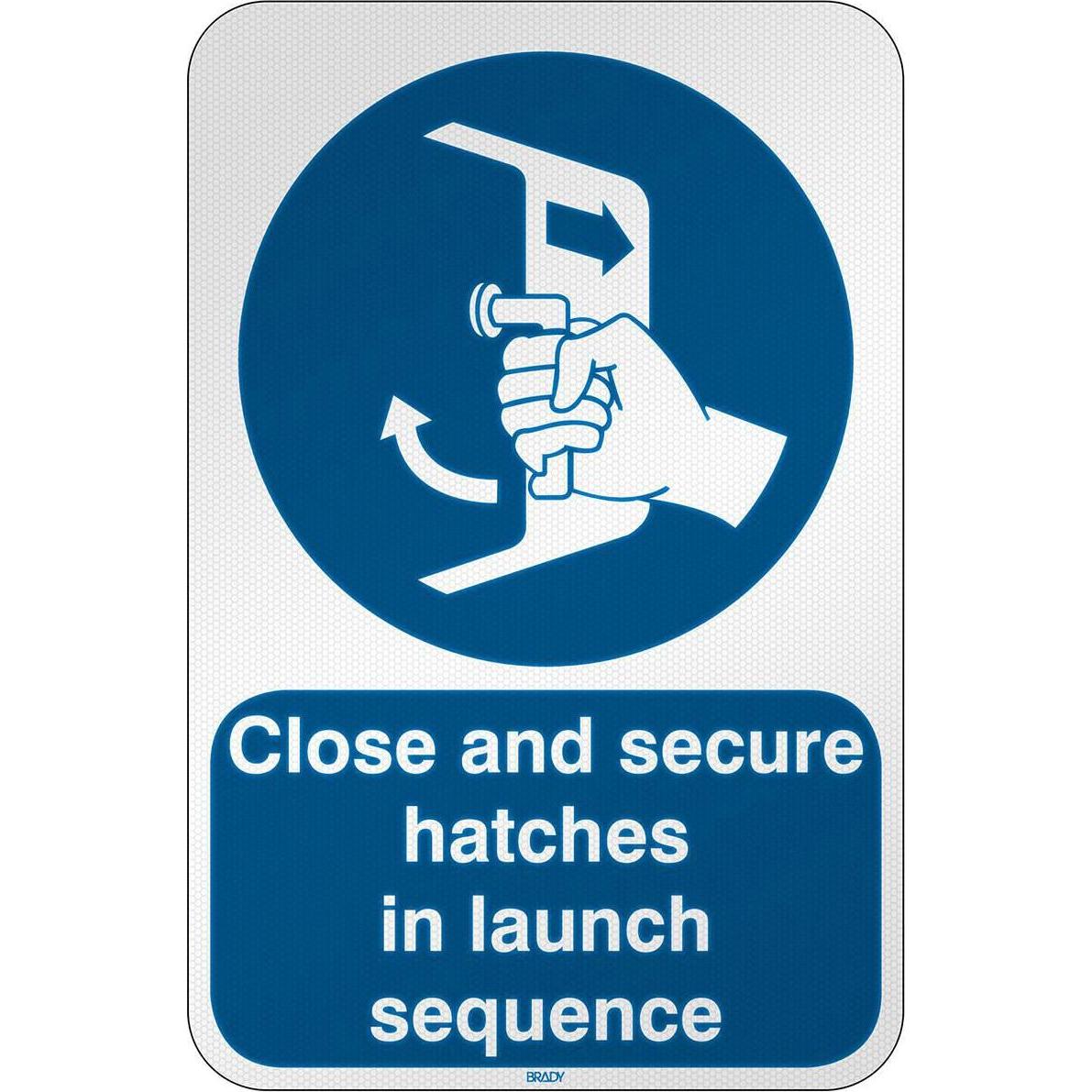 Brady, Sicherheitskennzeichnung, ISO Safety Sign - Close and