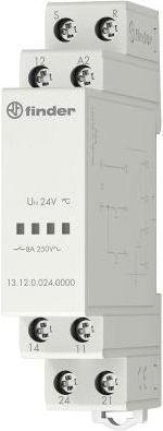 Actual product image Finder Relay, 8A 1 CO + 1 NO, 12vac/dc
