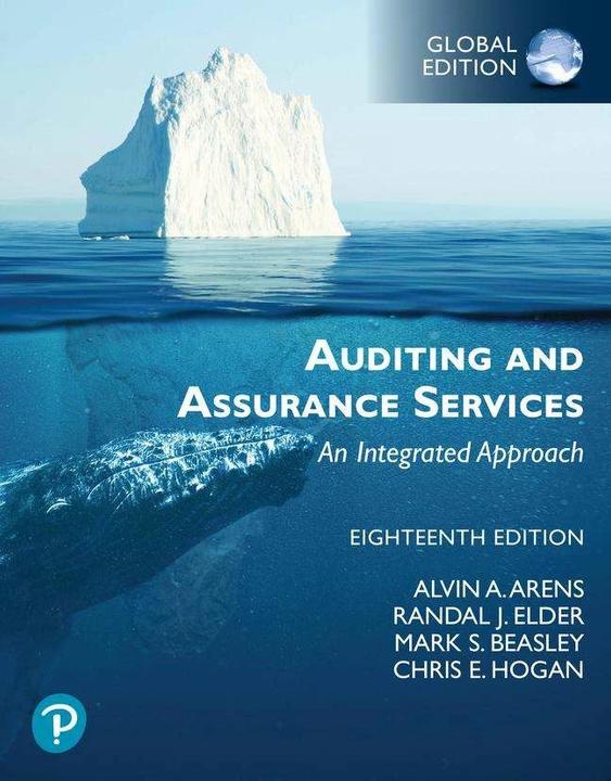 Actual product image Auditing and Assurance Services, Global Edition (English, Randal Elder, Mark Beasley, Alvin Arens, Chris Hogan, 2023)
