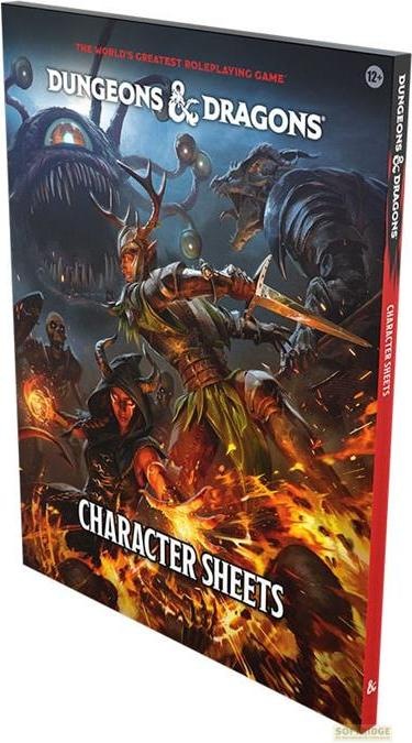 Produktbild Wizards of the Coast Dungeons & Dragons RPG Charakterbögen 2024 englisch