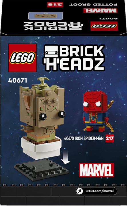 Produktbild LEGO Groot im Topf (40671, LEGO Brickheadz)