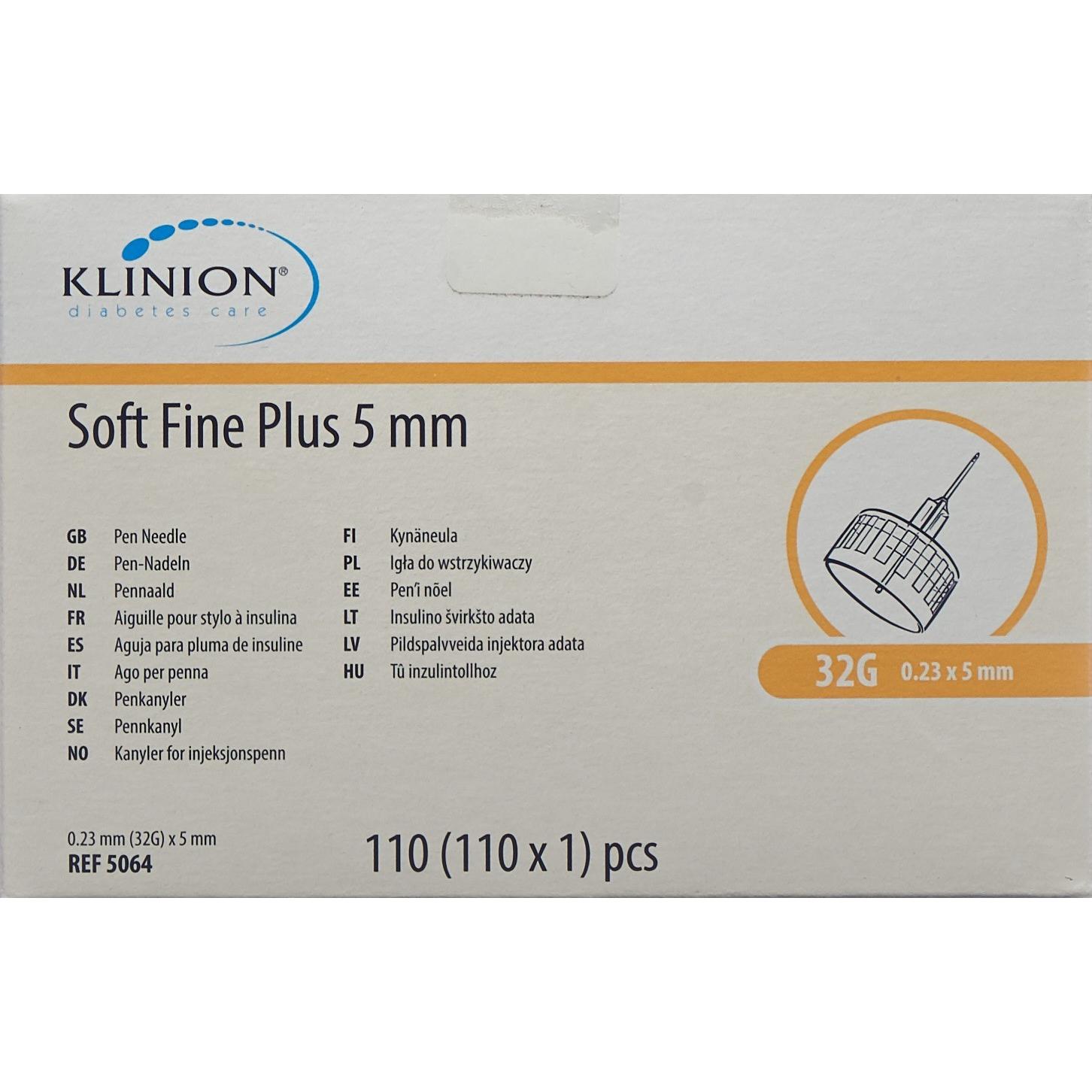 Thumbnail - Klinion, Bluttest, Soft Fine Plus Pen-Nadel (Pen Nadeln + Einmalkanülen)