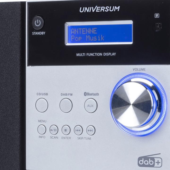 Productafbeelding MS 300-21 Stereo systeem AUX, Bluetooth®, CD, DAB+, FM, USB, accu-oplaadfunctie, Inclusief... (Bluetooth, CD Speler, 2x 5 W)
