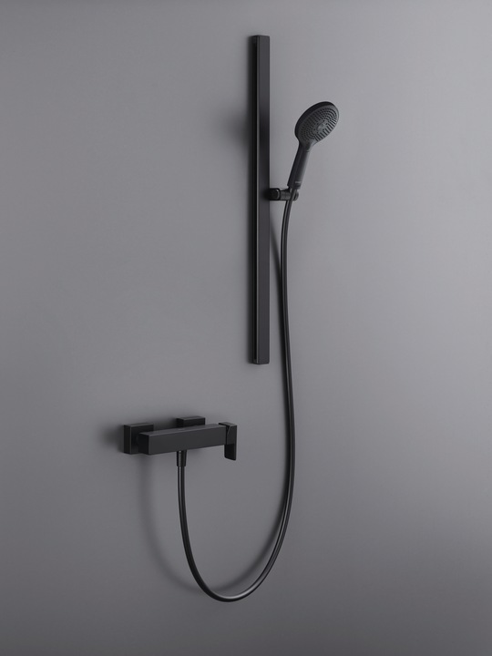Actual product image Duravit Showers and accessories Shower rail 800 black matt