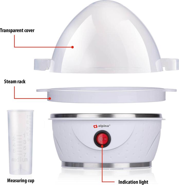 Actual product image alpina Egg boiler 230V 320-380W