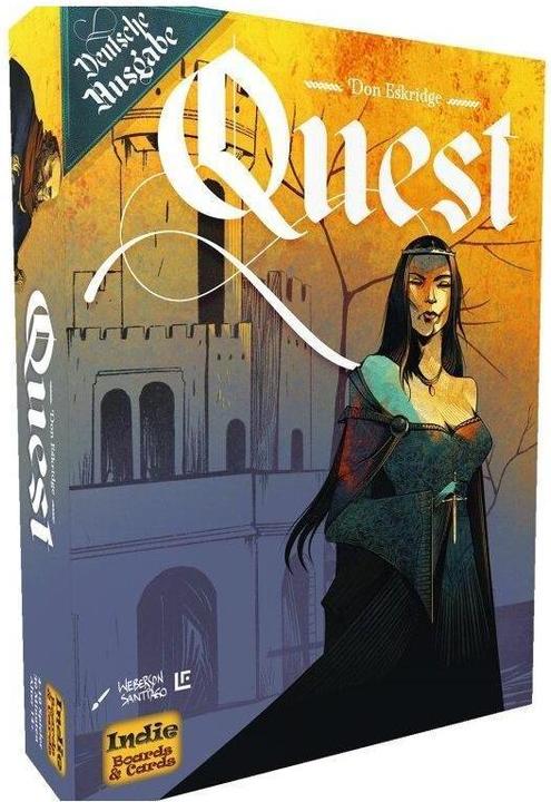 Immagine prodotto Quest, gioco di carte, per 4-10 giocatori, da 14 anni (edizione DE) (Tedesco)