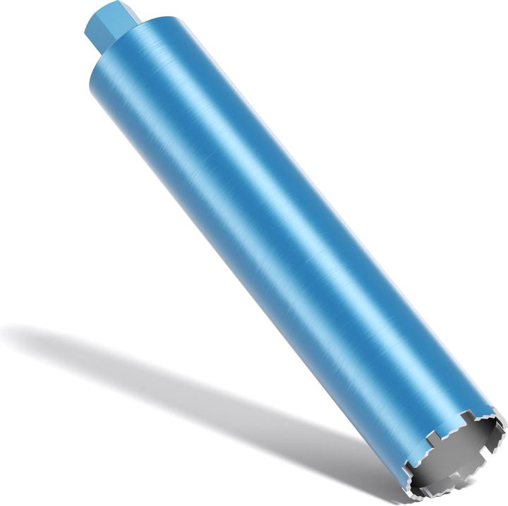 Produktbild Wiltec Diamantbohrkrone Shark Ø102mm Bohrkrone 450mm 1¼ UNC Diamantbohrer Beton (102 mm)