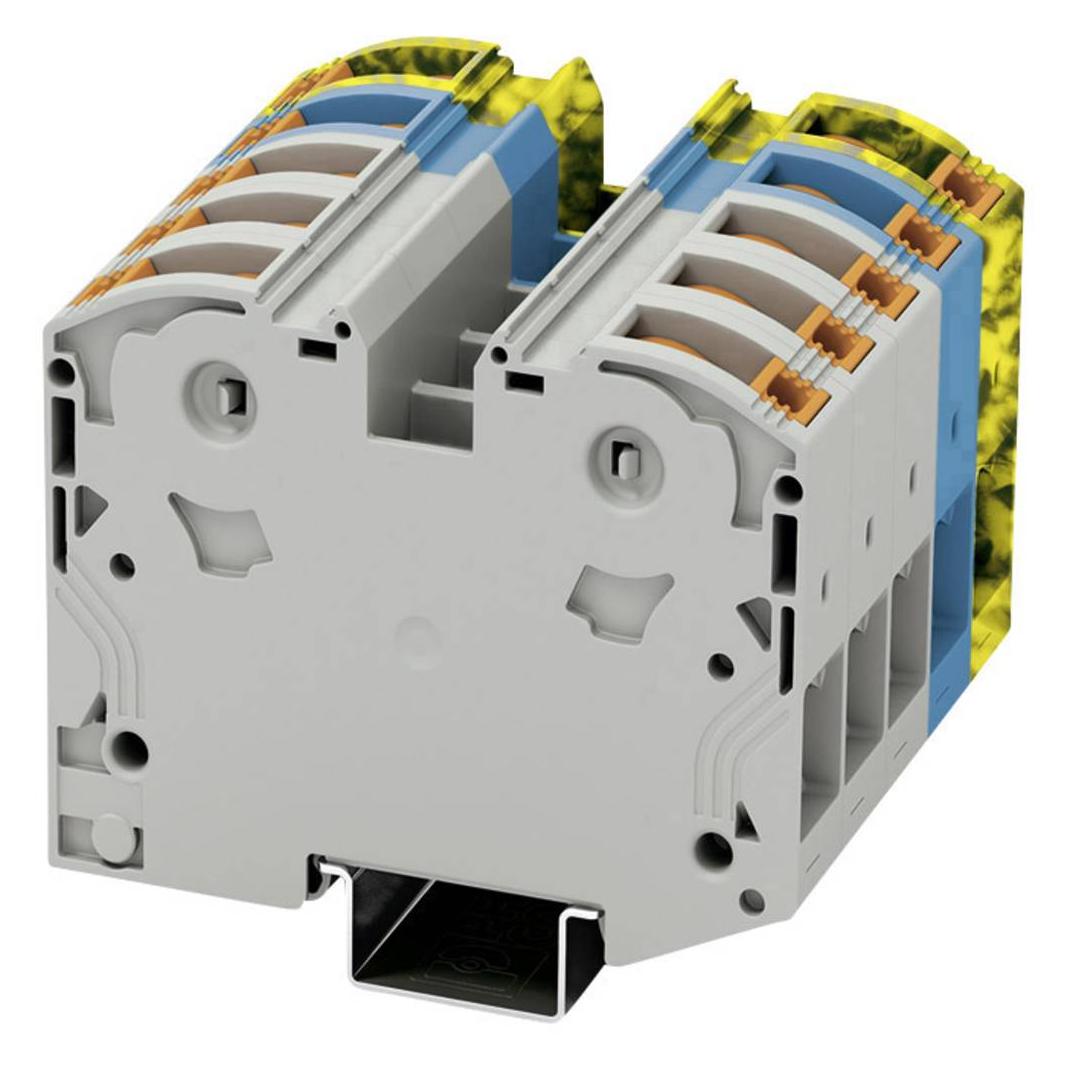Phoenix Contact PHOE Hochstromklemme, Elektronikkabel + Stecker, Grau, Gelb, Schwarz, Blau