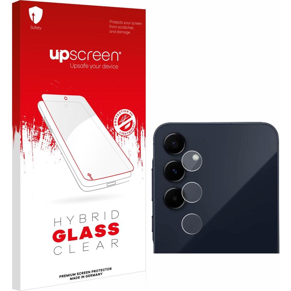 upscreen Schutzglas Schutzfolie Displayschutz Display Schutz Glas Folie klar (1 Stück, Samsung Galaxy A55), Smartphone S...