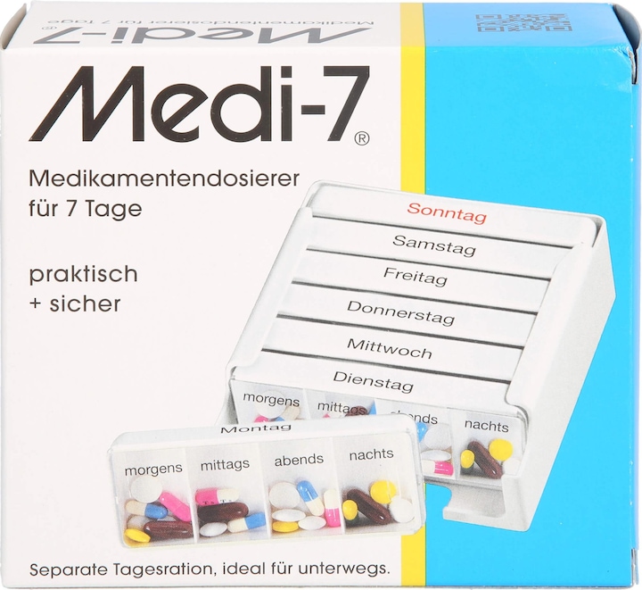 Produktbild Medi-7 Medikamentendosierer für 7 Tage