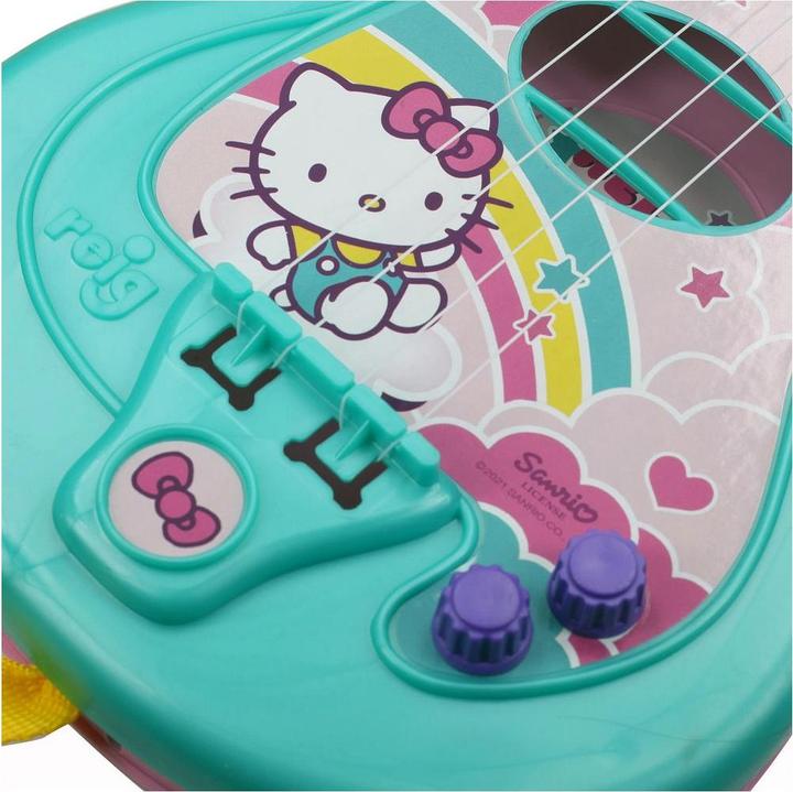 Actual product image Reig Children's guitar Hello Kitty microphone (Spanish)