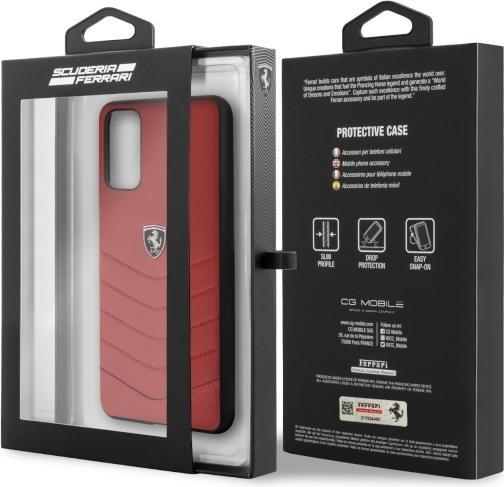 Produktbild Ferrari Hardcase FEHQUHCS62RE S20 G980 Raudona (Samsung Galaxy S20)