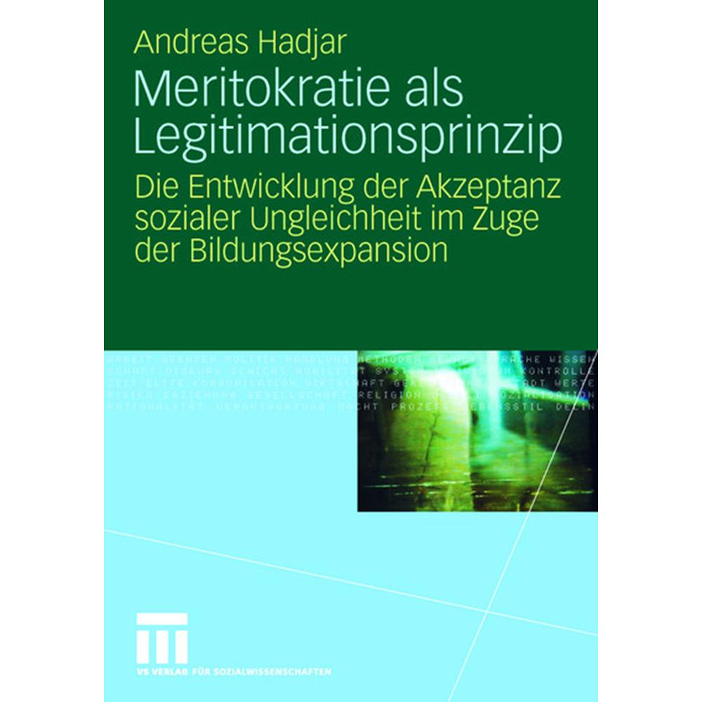 Meritokratie als Legitimationsprinzip, Fachbücher von Andreas Hadjar