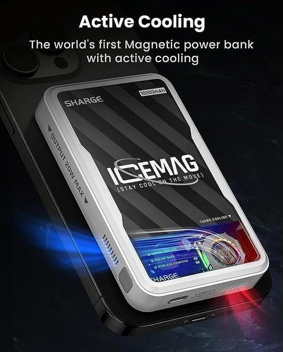 Actual product image Sharge Icemag (10000 mAh, 20 W, 37 Wh)