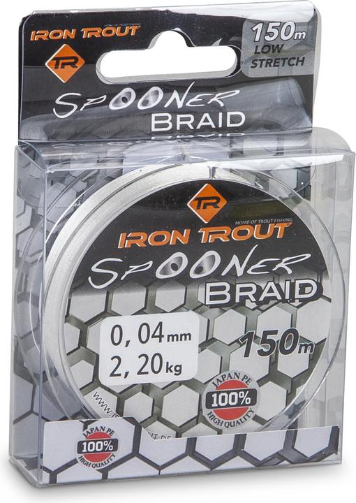 Produktbild Iron Trout Spooner Braid 0,04mm White 150m