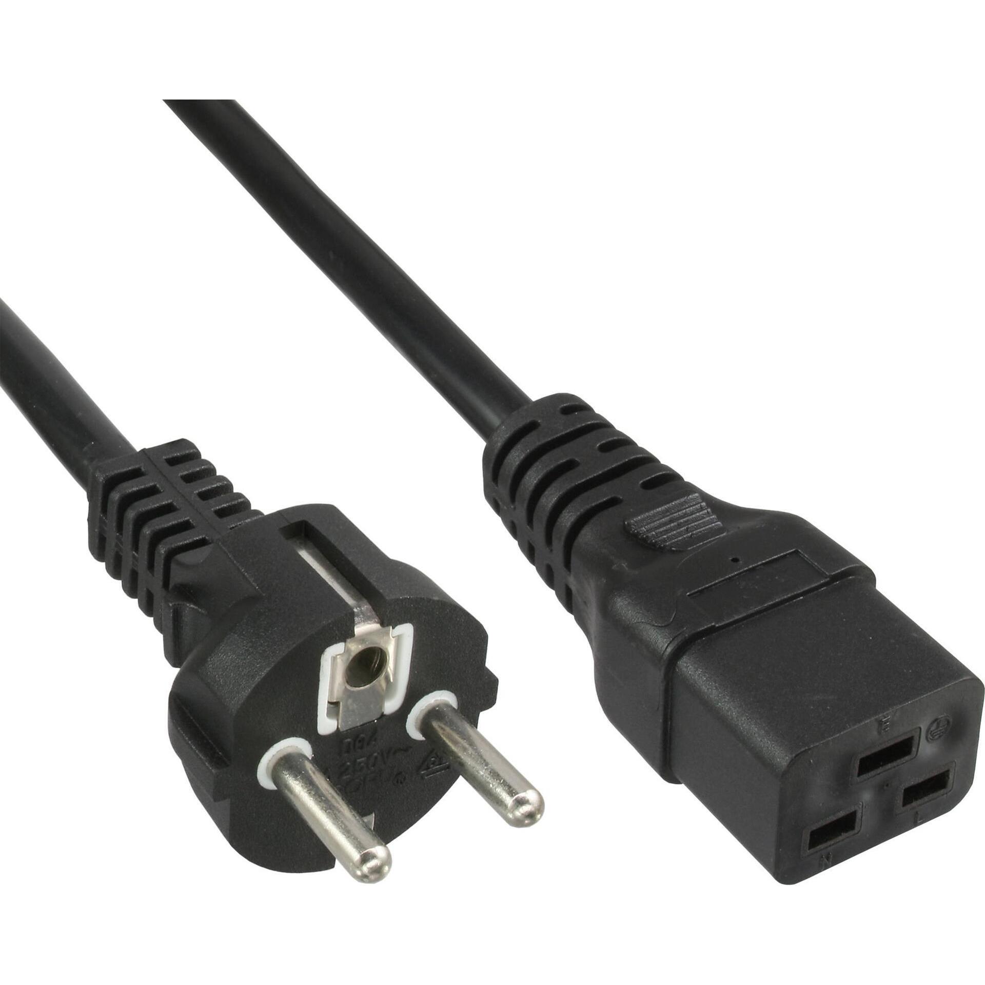 InLine Netzkabel 16A (1 m), Stromkabel