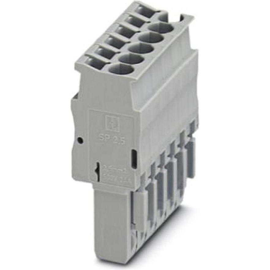 Phoenix Contact Connettore a molla - 10 poli, Cavo + Spina elettrica, Grigio