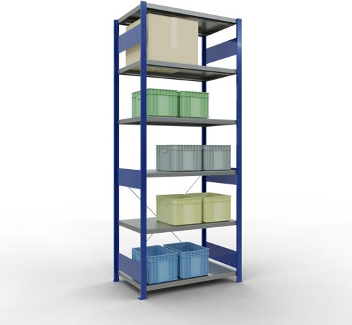 Actual product image Schulte Lagertechnik MULTIplus330 basic racking system with cross brace