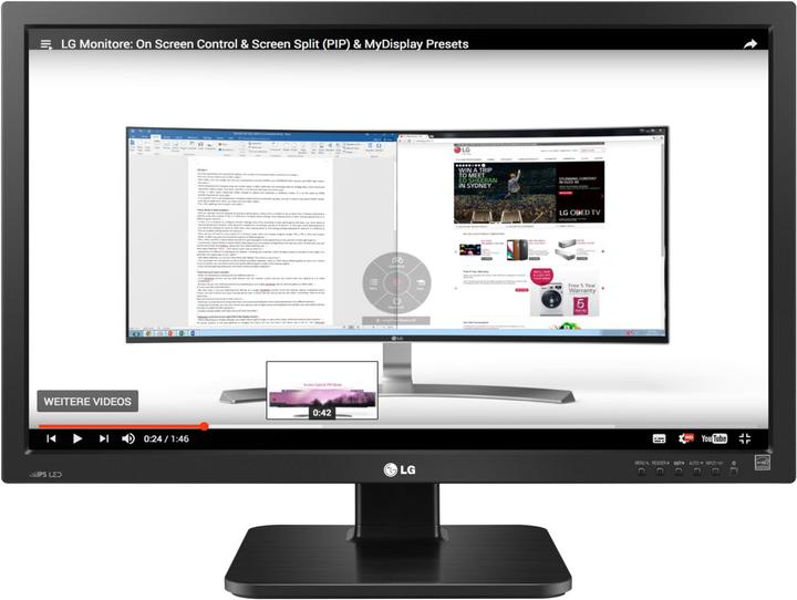 Produktbild LG 24BK55WY-B (1920 x 1200 Pixel, 24")