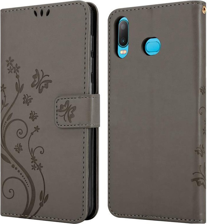 Produktbild Cadorabo Flower Book Cover (Samsung Galaxy A6s)