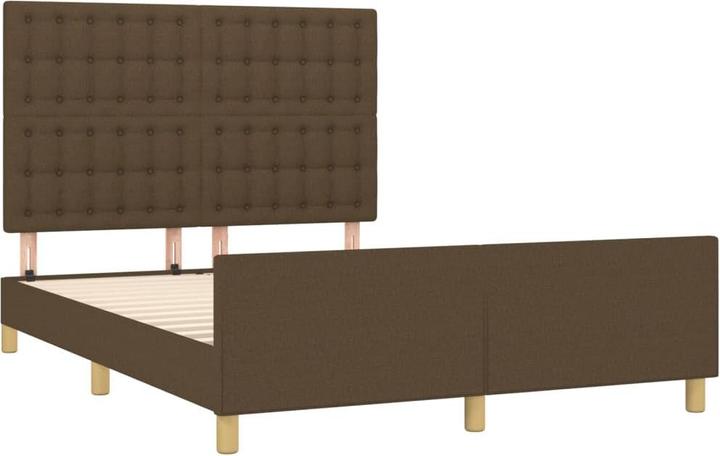 Image du produit vidaXL Bettgestell mit Kopfteil (140 x 200 cm)