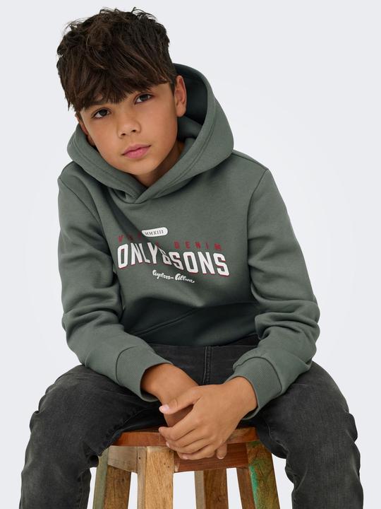 Produktbild Only & Sons Junior Osjceres Reg Vintage Print Hood Swt Noos (134, 140)